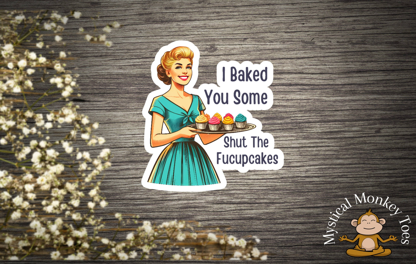 STFU: Cupcakes Sticker