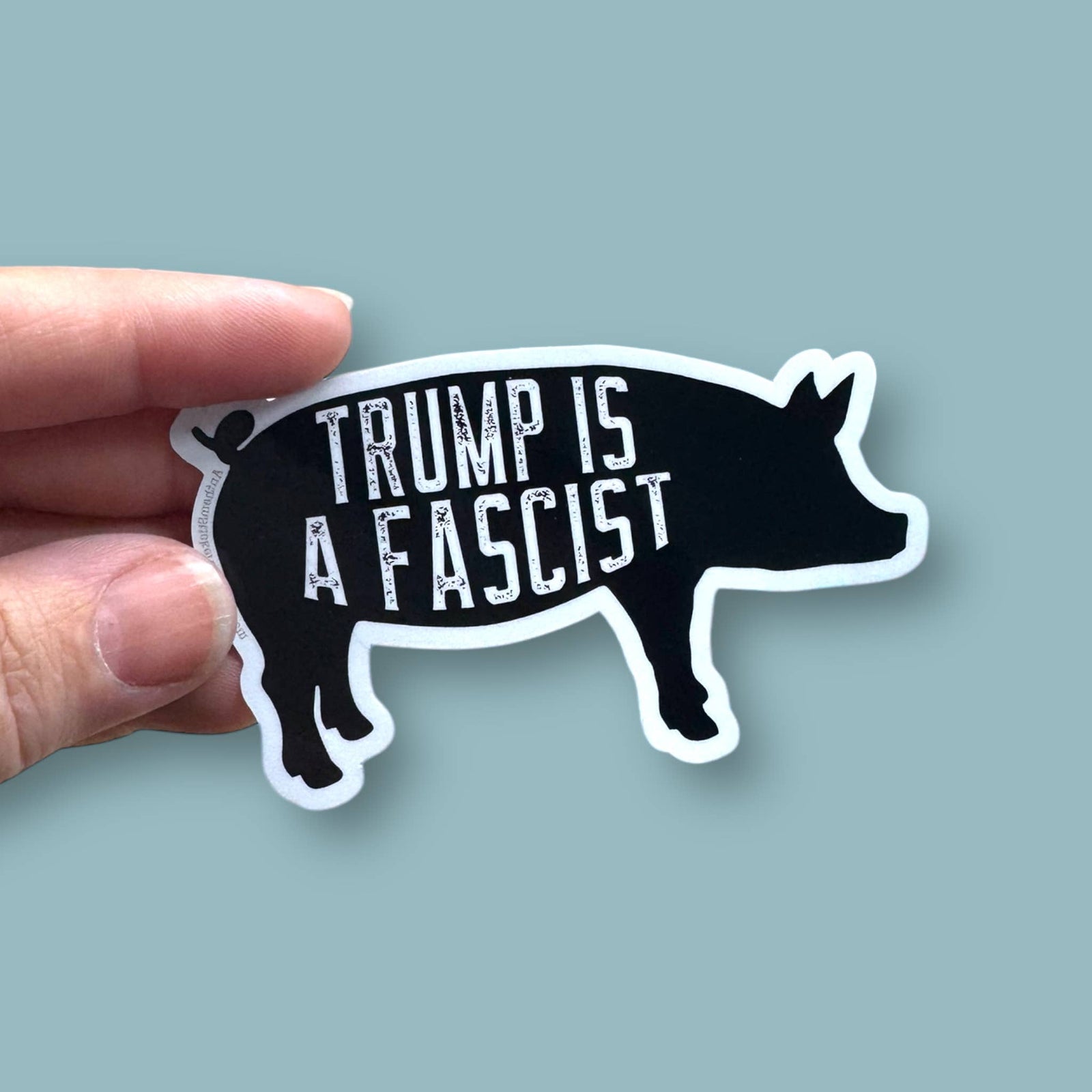 Fascist pig vinyl sticker