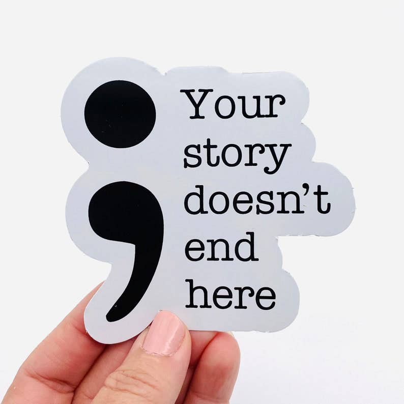 Your story doesn't end here sticker