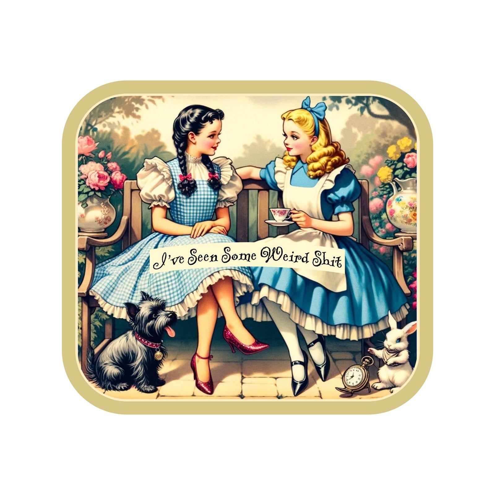 Seen Some Shit Friendship High Quality Vinyl Sticker