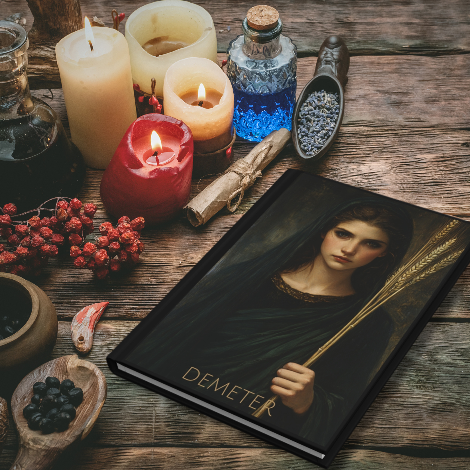Demeter Goddess Hardcover Journal