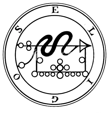Sigil of Eligos Stainless Steel Necklace