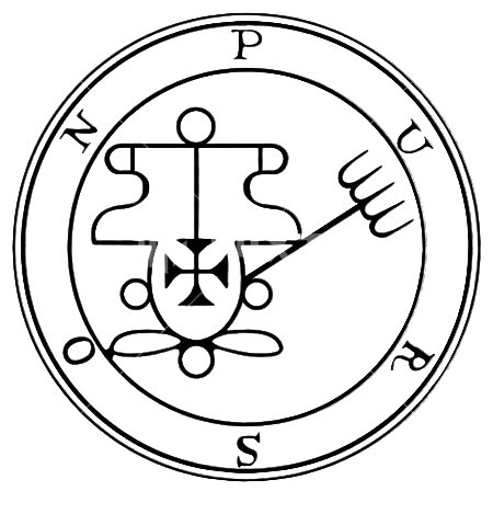 Sigil of Purson Stainless Steel Necklace