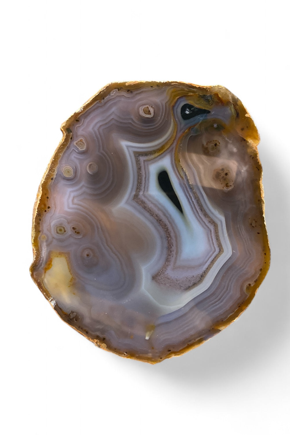 Gray Agate Slice