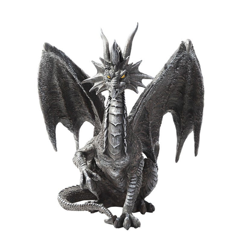 Black Checkmate Dragon Statue