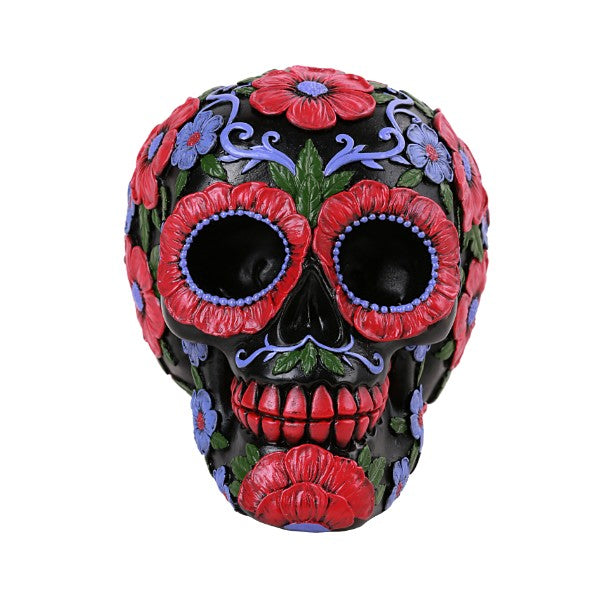 Day of the Dead Flower Skull