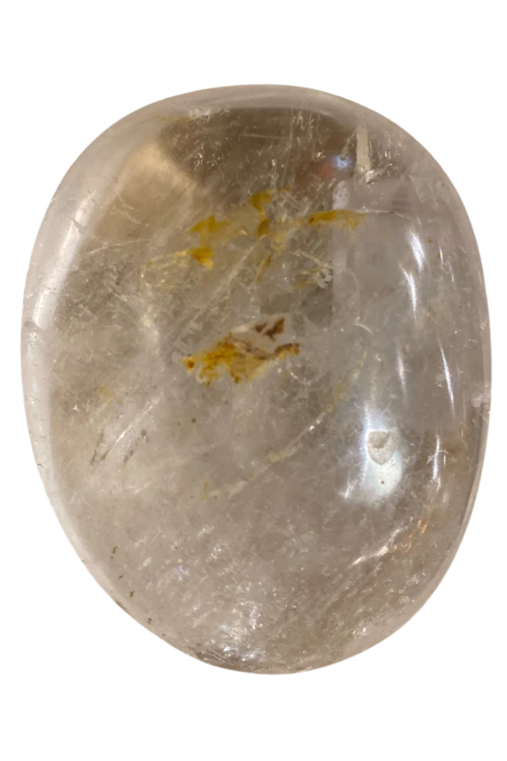 Clear Quartz Palm Stone