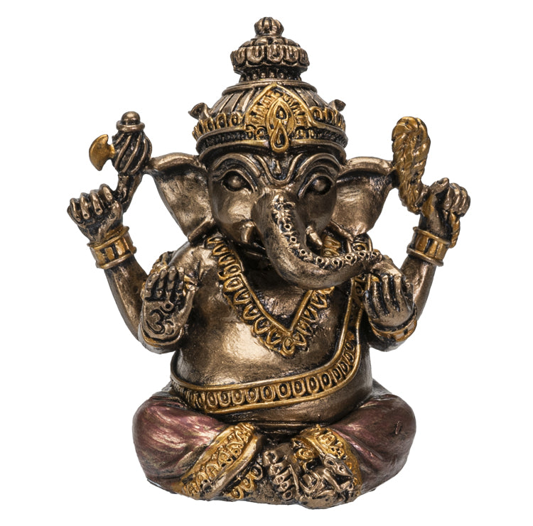 Mini Ganesha Seated Statue