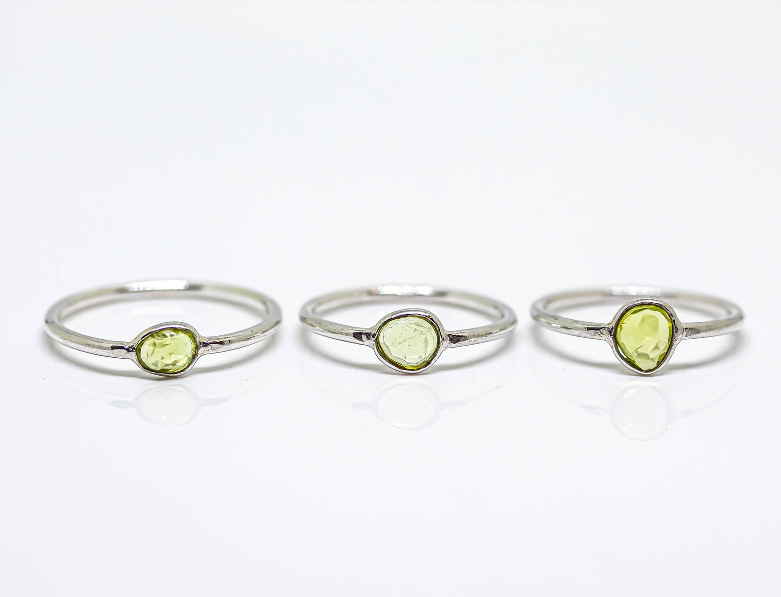 Peridot Ring Sterling Silver 925