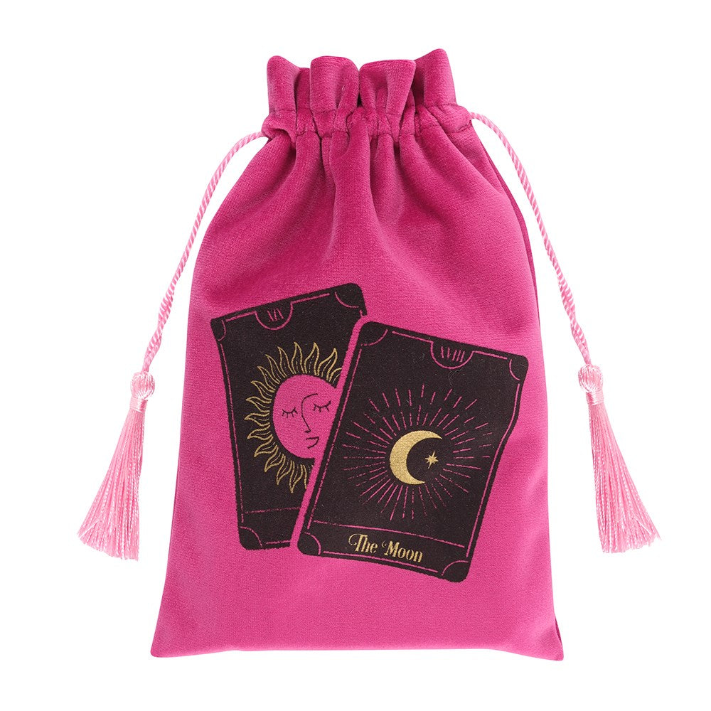 Tarot Cards Pink Velvet Tarot Bag