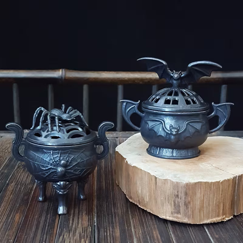 Metal Cauldron Cone Incense Burner
