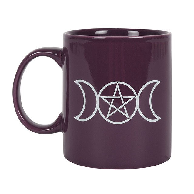 Triple Moon Pentacle Ceramic Mug