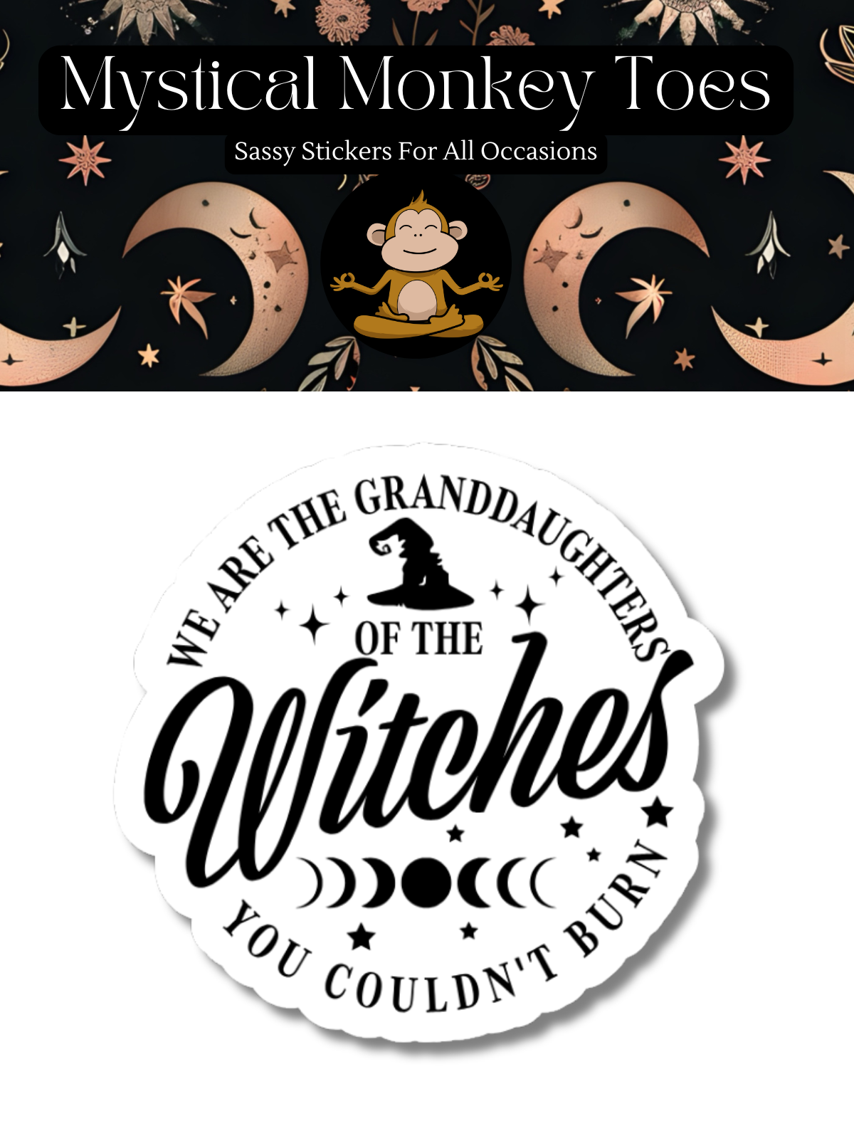 Granddaughters of Witches Vinyl Sticker