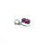 Pink Tourmaline Freeform Sterling Silver Pendant