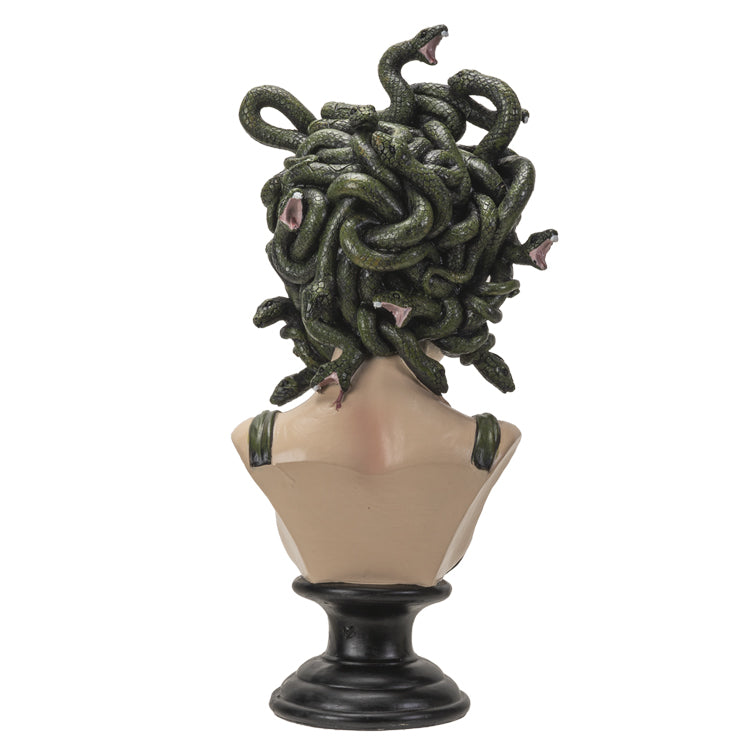 Medusa Bust LED eyes Statue