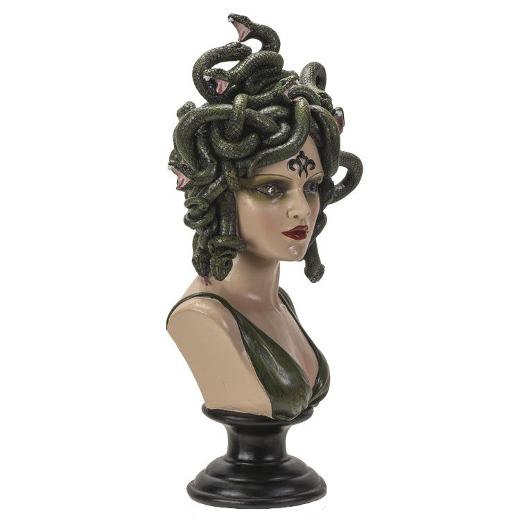 Medusa Bust LED eyes Statue