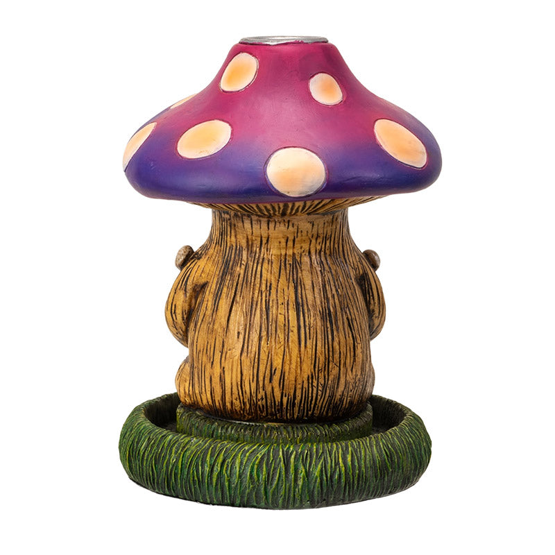 Mushroom Man Backflow Cone Incense Burner