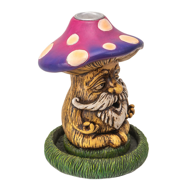 Mushroom Man Backflow Cone Incense Burner