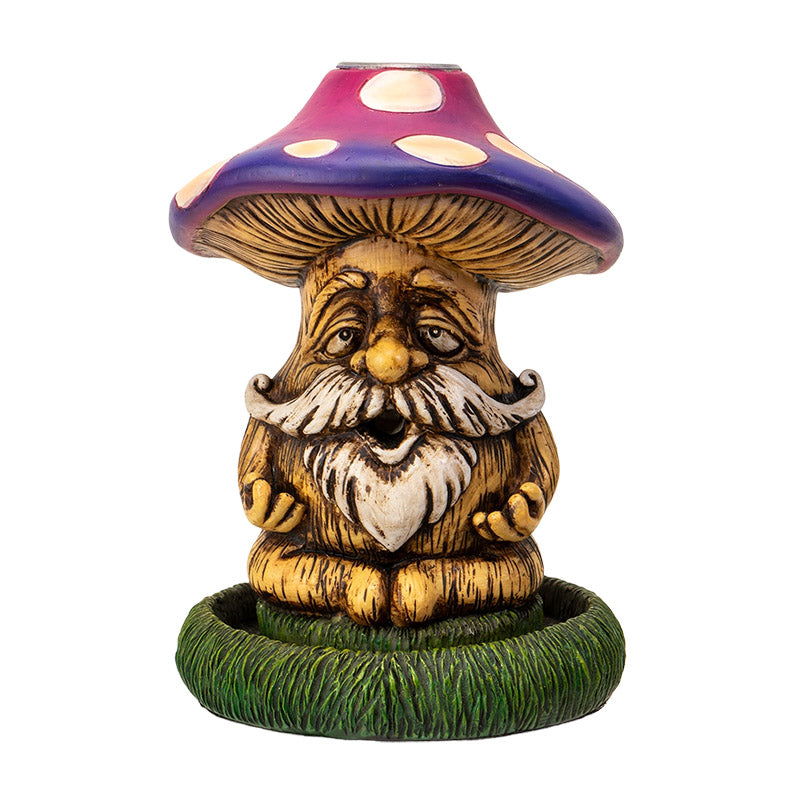 Mushroom Man Backflow Cone Incense Burner