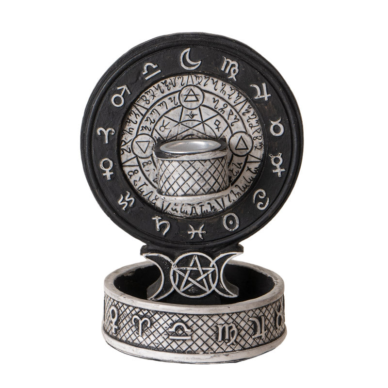 Raven Skull Zodiac  Backflow Burner