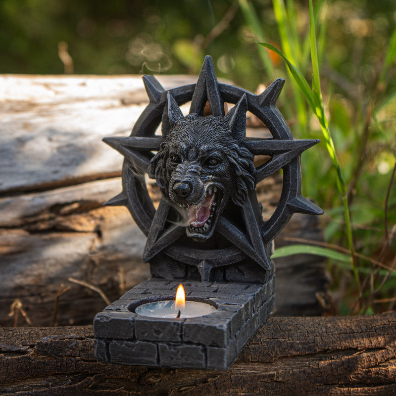 Lycan Wolf Head Backflow Burner