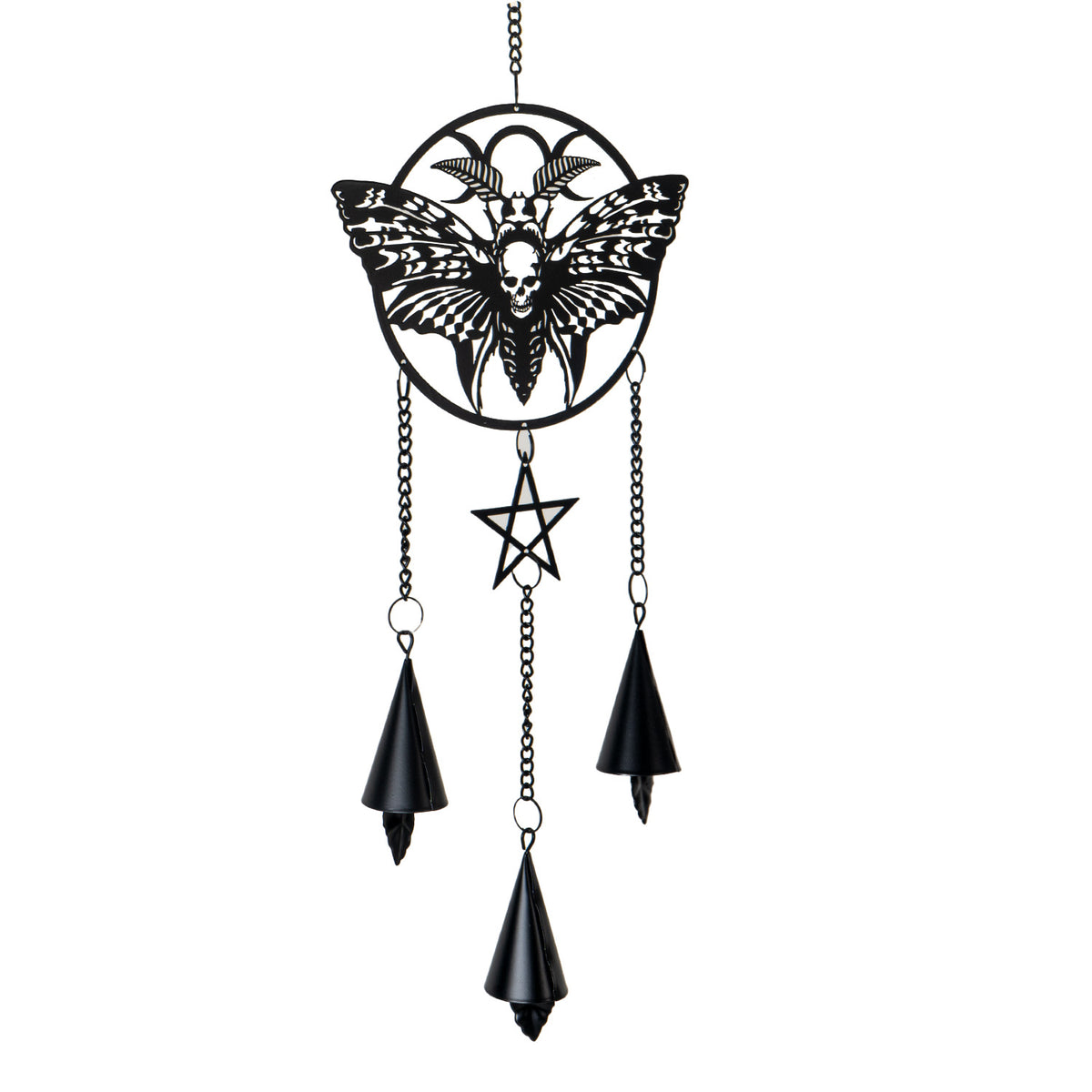 Death&#39;s Head Moth Hanging Wind Chime