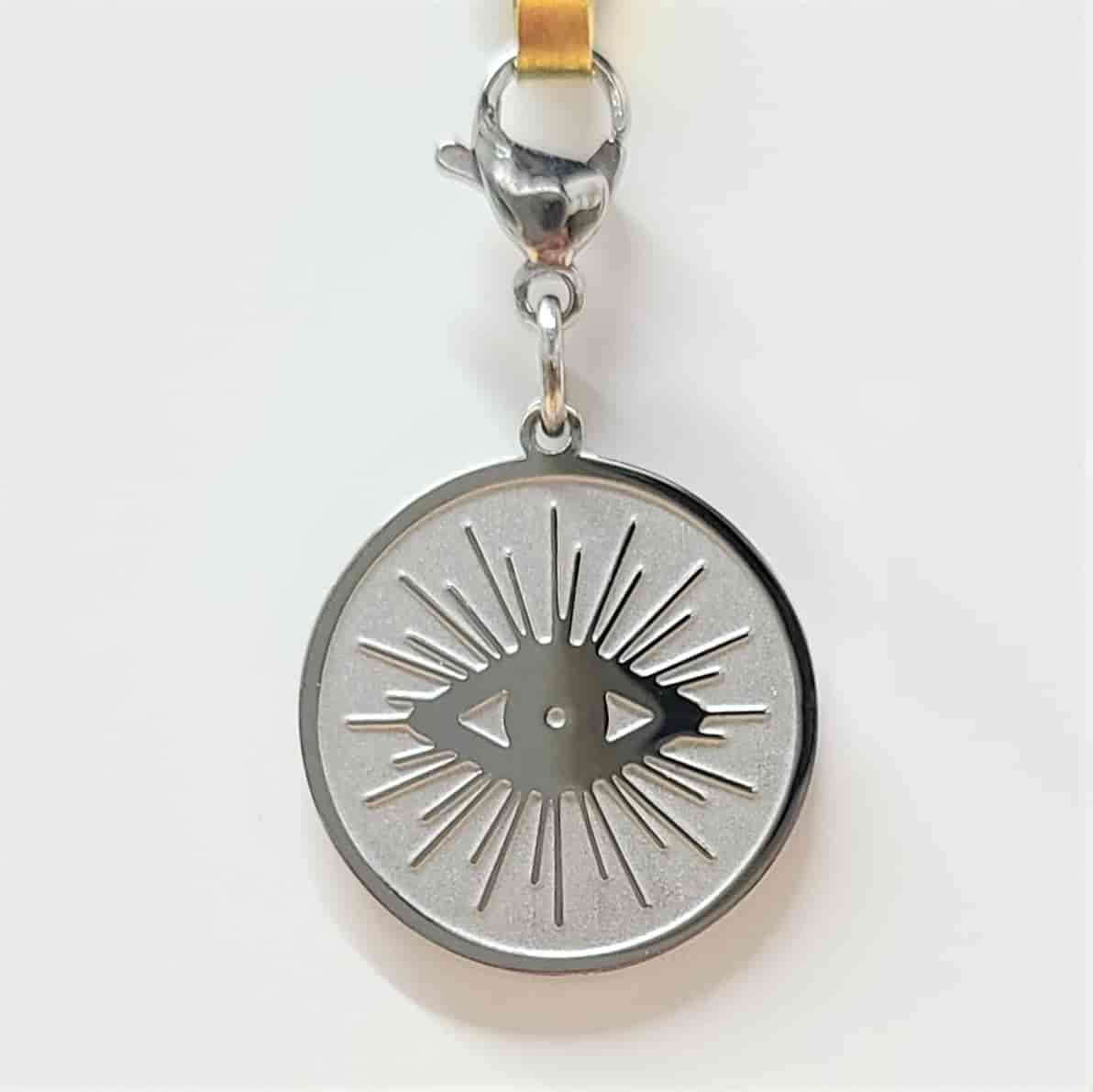 Silver All-Seeing Eye Necklace