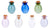 Glass Bottles with Cork Top