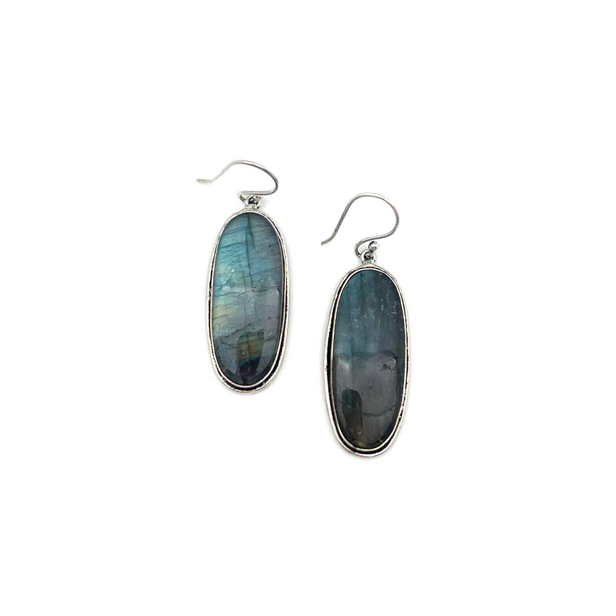 Kashi Semiprecious Stone Earrings - Labradorite