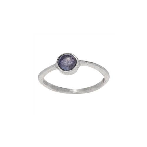 Midnight Blue Sterling Silver Tanzanite Ring