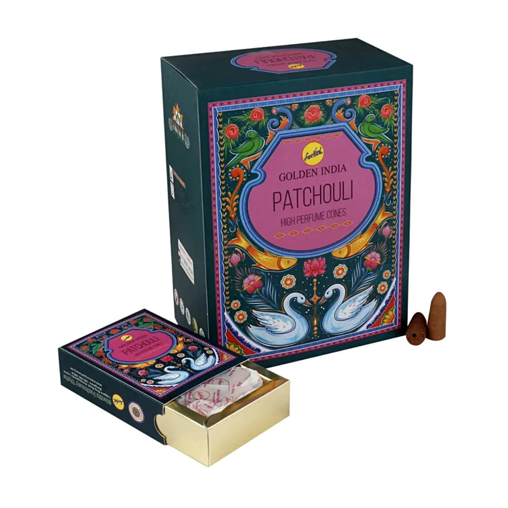 Golden India Incense Backflow Cones