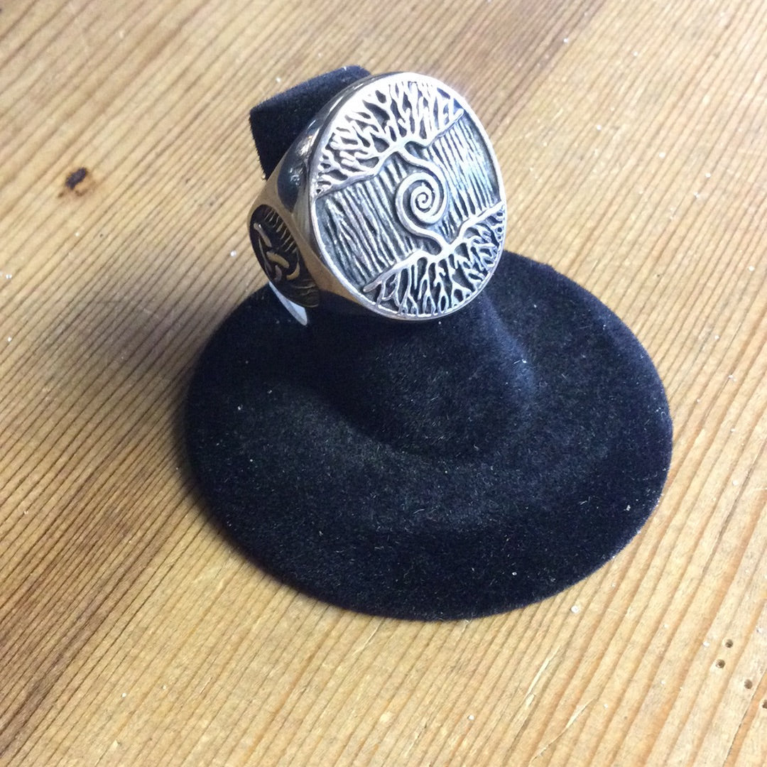 Norse Tree of Life Stainless Steel Ring