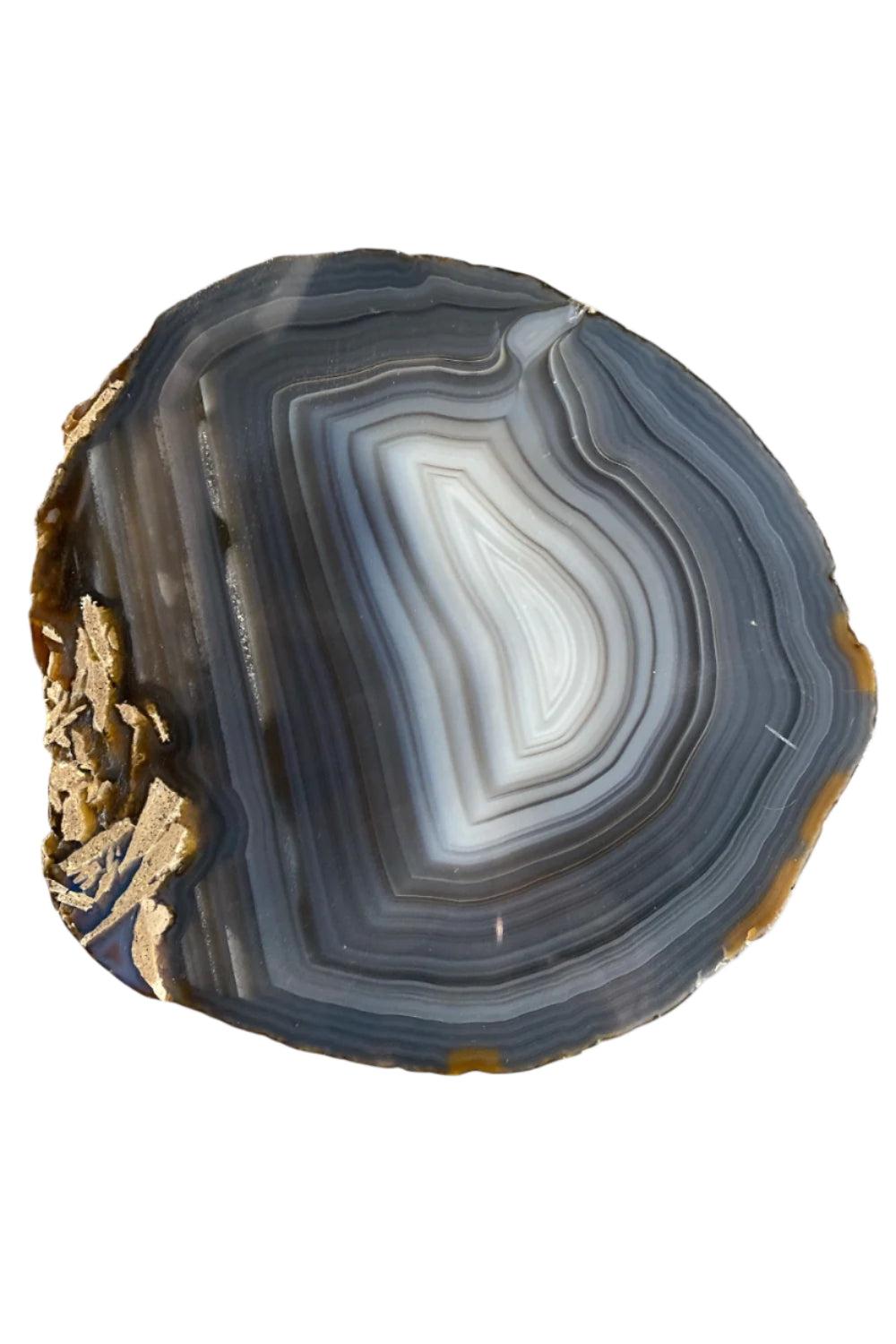Gray Agate Slice