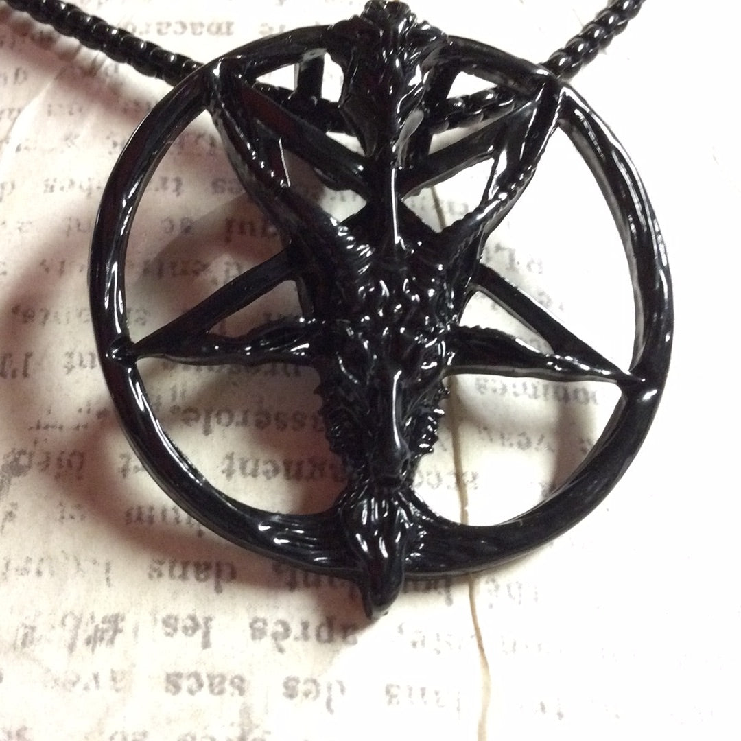 Baphomet Pentacle 3D Stainless Steel Pendant