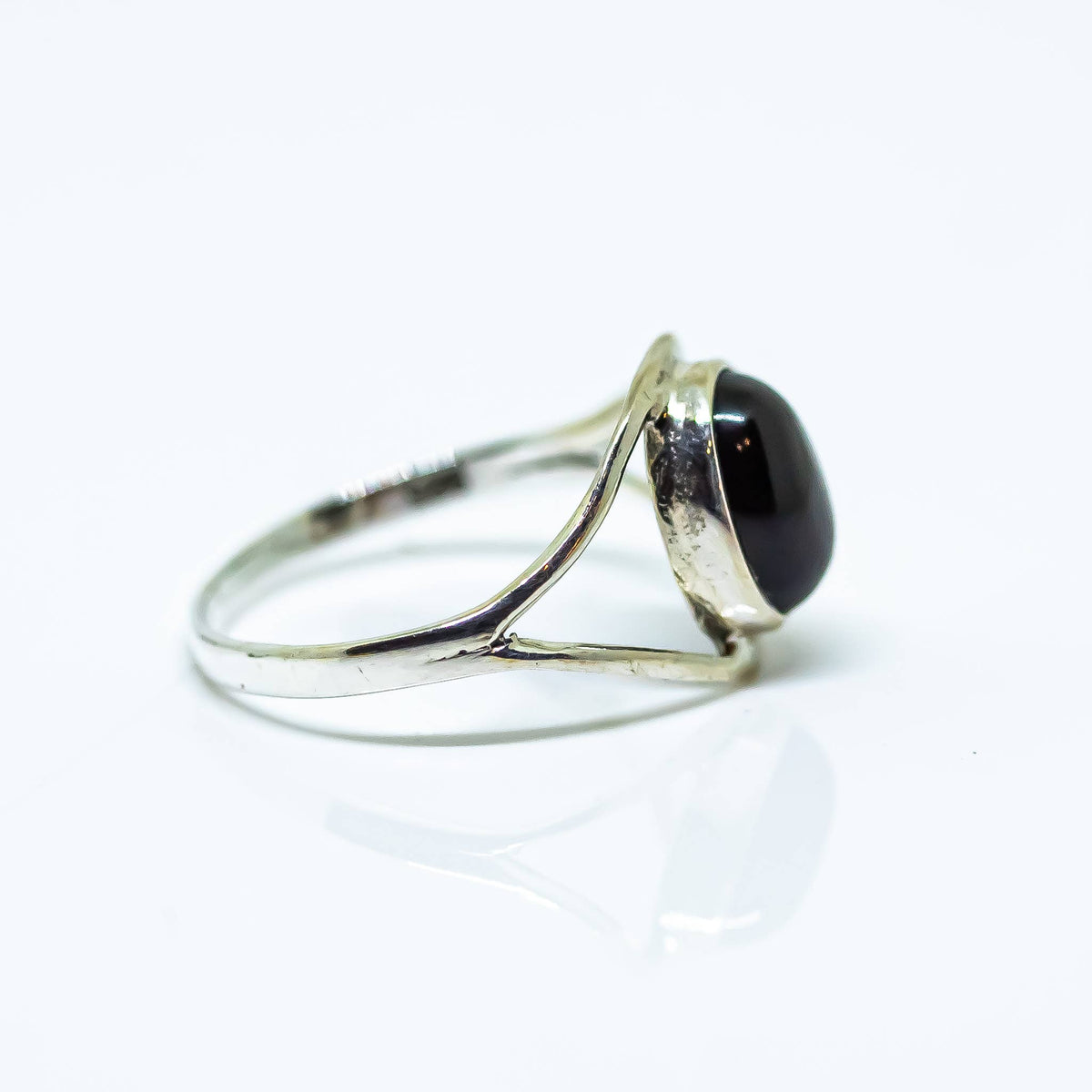 Black Obsidian Ring Sterling Silver 925