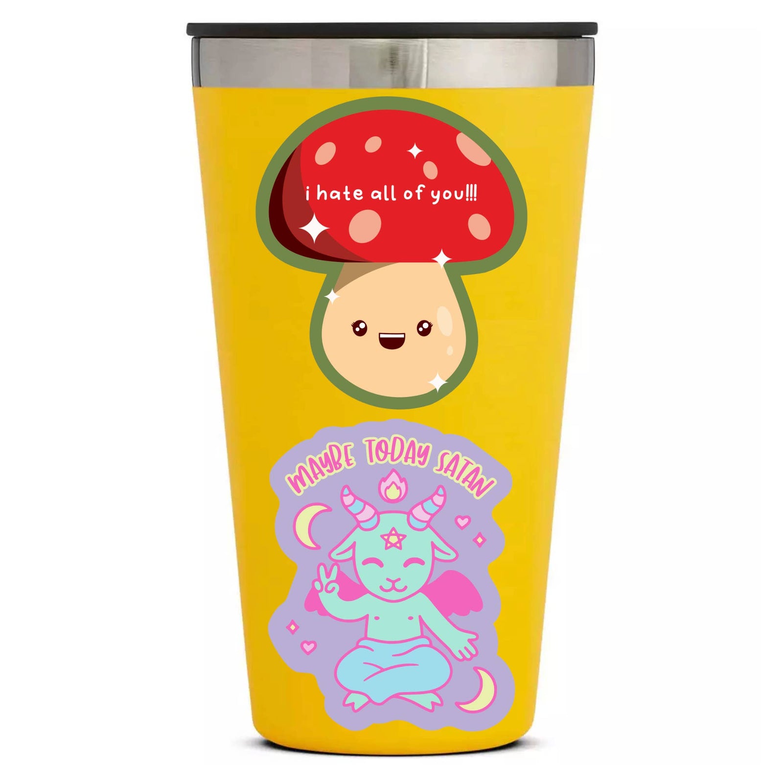 Maybe Today Satan Vinyl Sticker