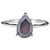 Faceted Black Onyx Sterling Silver Ring