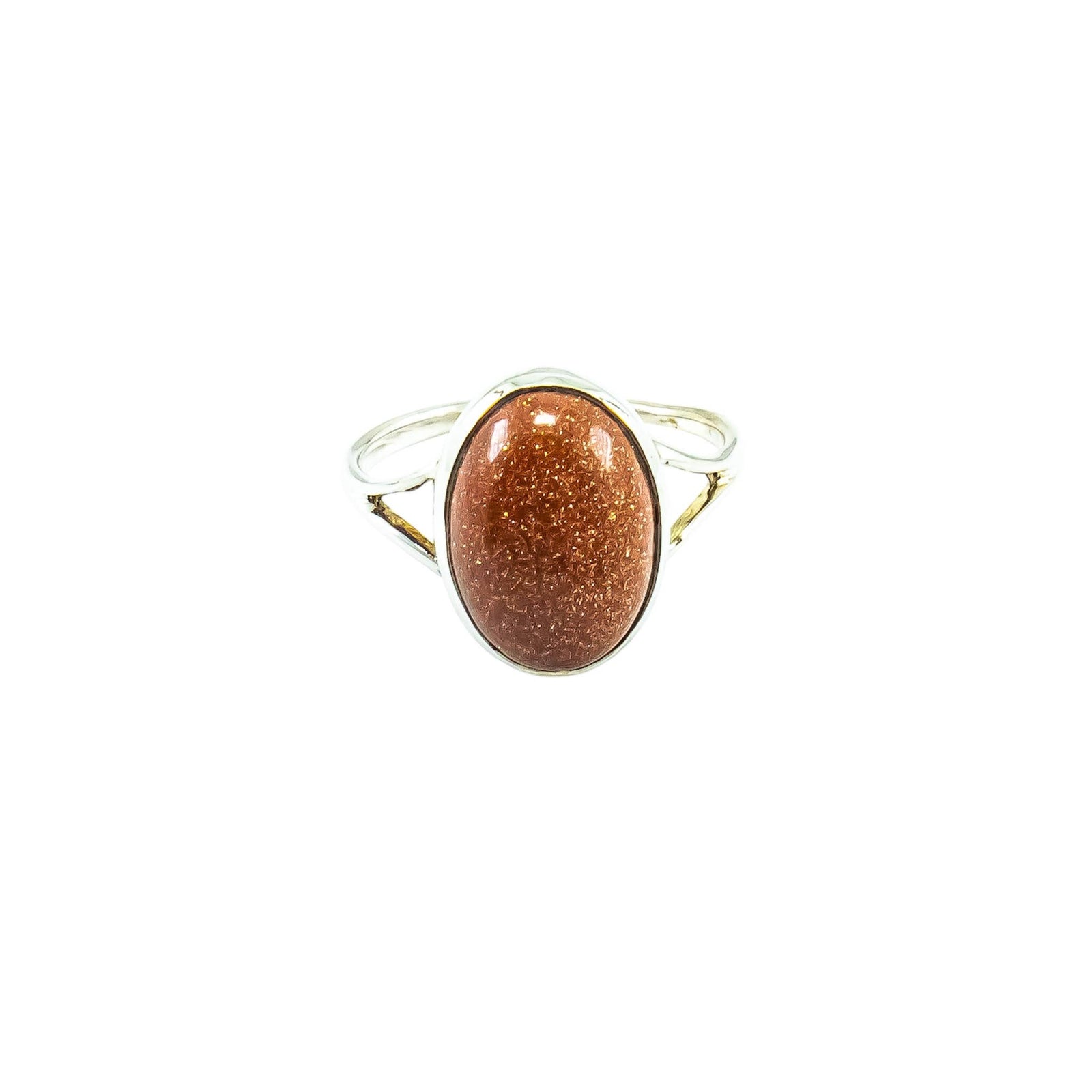 Goldstone Sterling Silver Ring