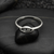 Sterling Silver Dimensional Eye Ring
