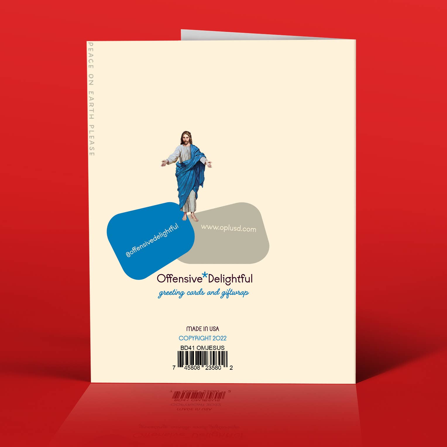 JESUS OMG!  Birthday Card