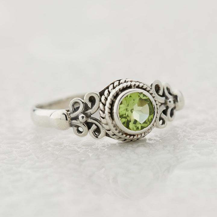 Peridot Eden Sterling Silver Ring