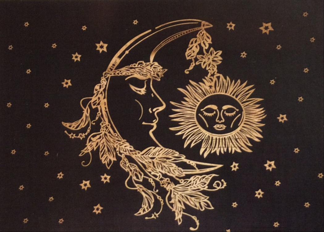 Moon &amp; Sun Large Tapestry 86x53