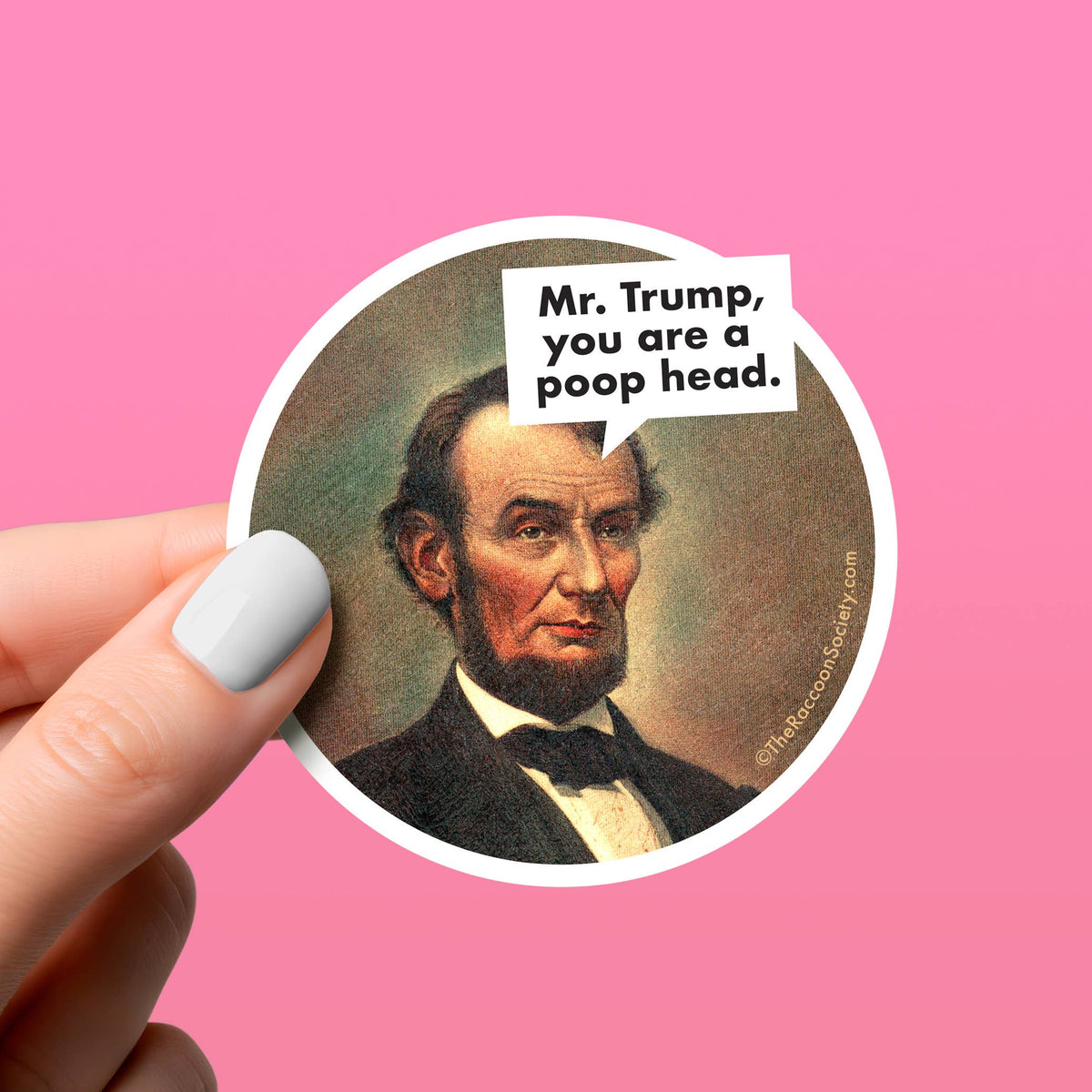 Trump Poop Head Sticker