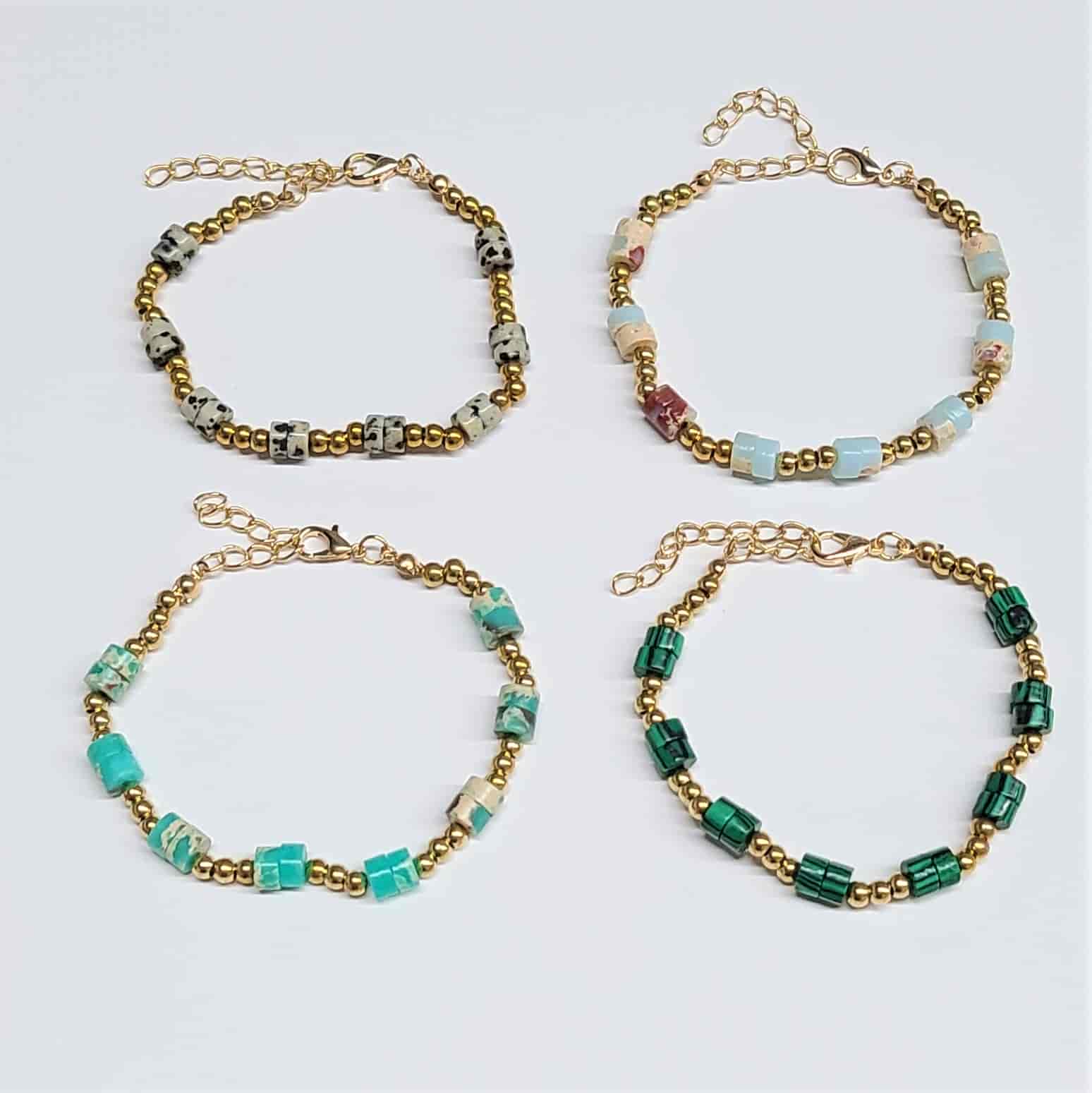 Crystal and Chain Bracelet