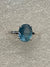Gem-Cut Kyanite Sterling Silver Ring