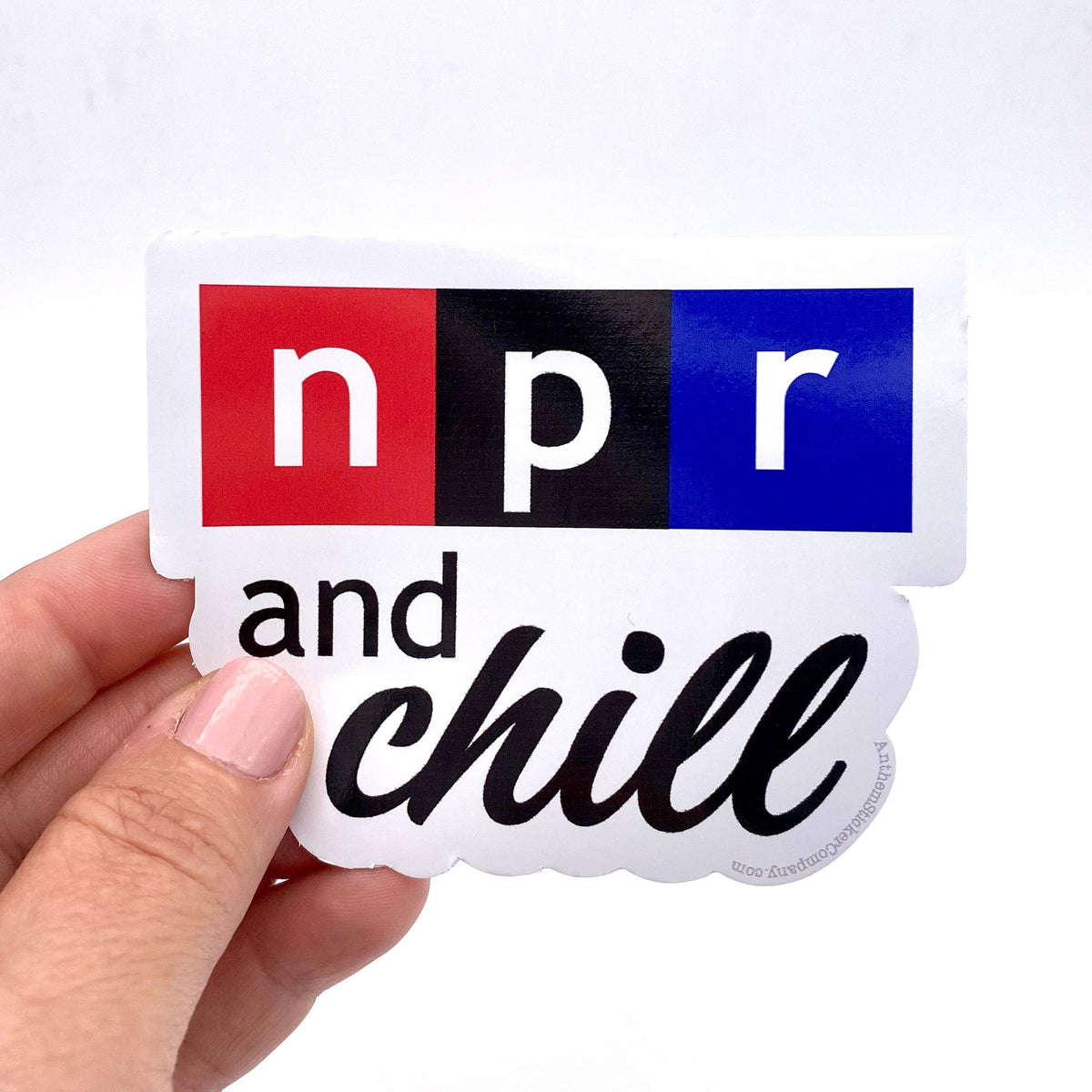 NPR and chill sticker