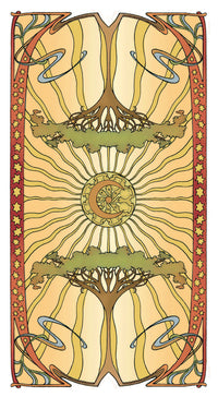 Golden Art Nouveau Tarot (Major Arcana)
