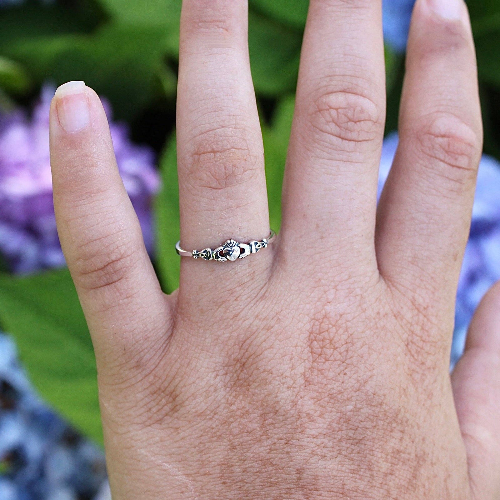 Tiny Claddagh Ring