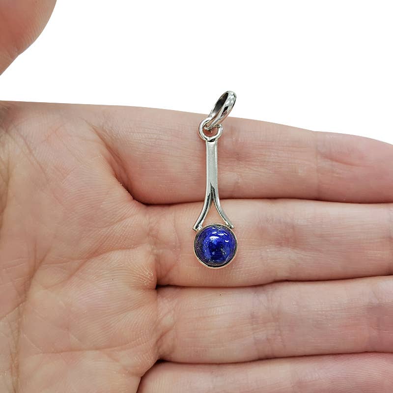 Lapis Sterling Silver Pendant