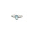 Blue Topaz Stone Sterling Silver Ring